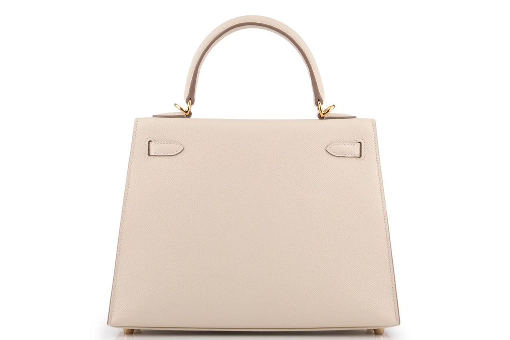 Hermès Kelly 25 Epsom Craie GHW