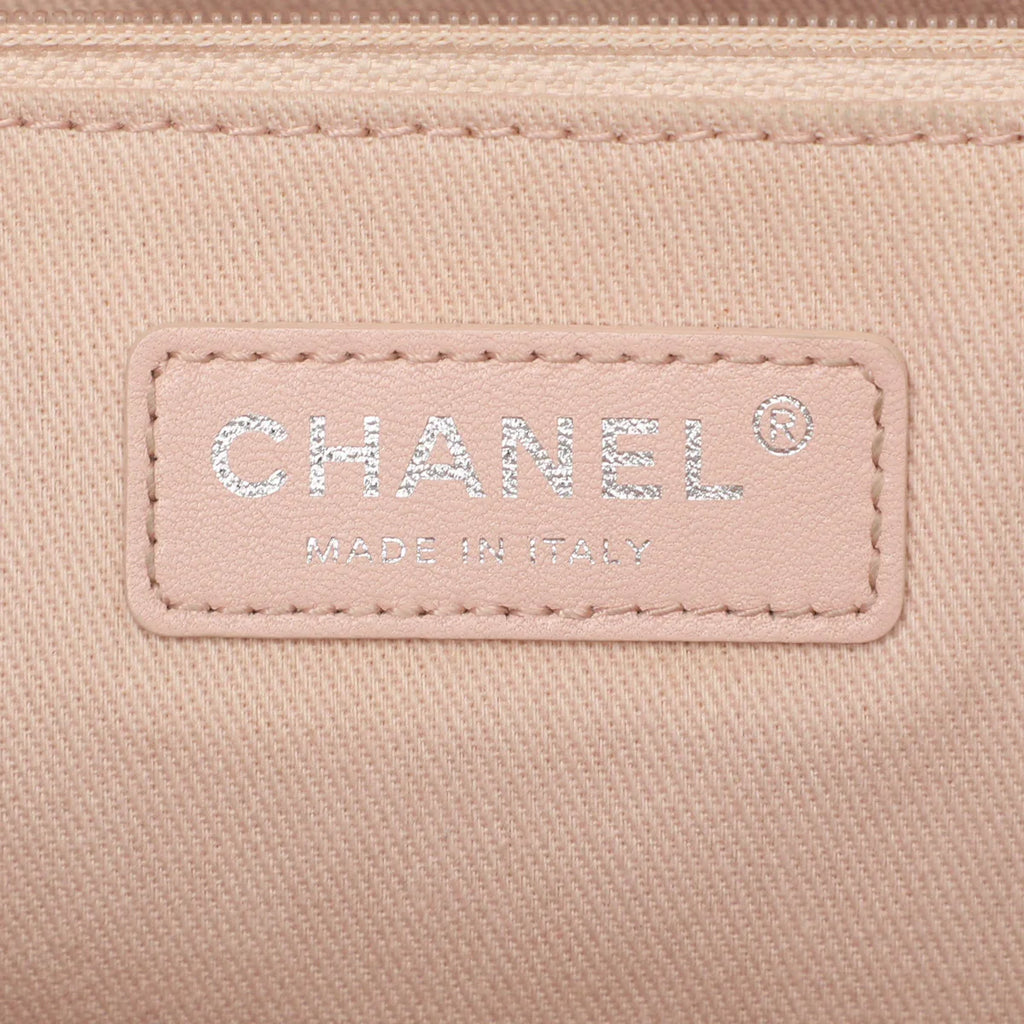 Chanel Deauville Medium Pink Canvas Tote