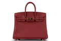Hermès Birkin 25 Swift Rouge Grenant GHW