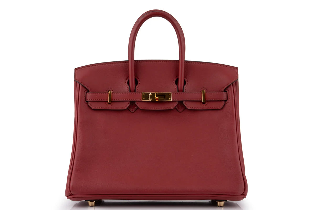 Hermès Birkin 25 Swift Rouge Grenant GHW