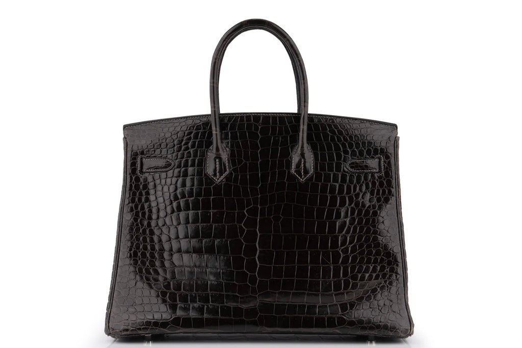 Hermès Birkin 35 Crocodile Porosus Noir PHW
