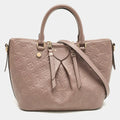 Louis Vuitton Beige Monogram Empreinte Leather Mazarine PM Bag