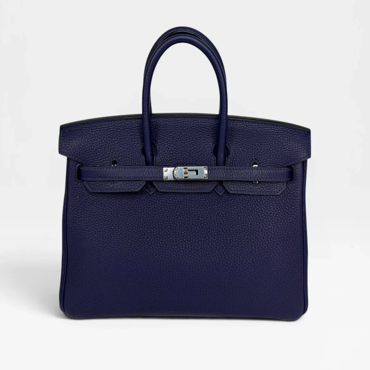 HERMÈS BIRKIN 25 IN BLUE SAPPHIRE TOGO WITH PALLADIUM HARDWARE