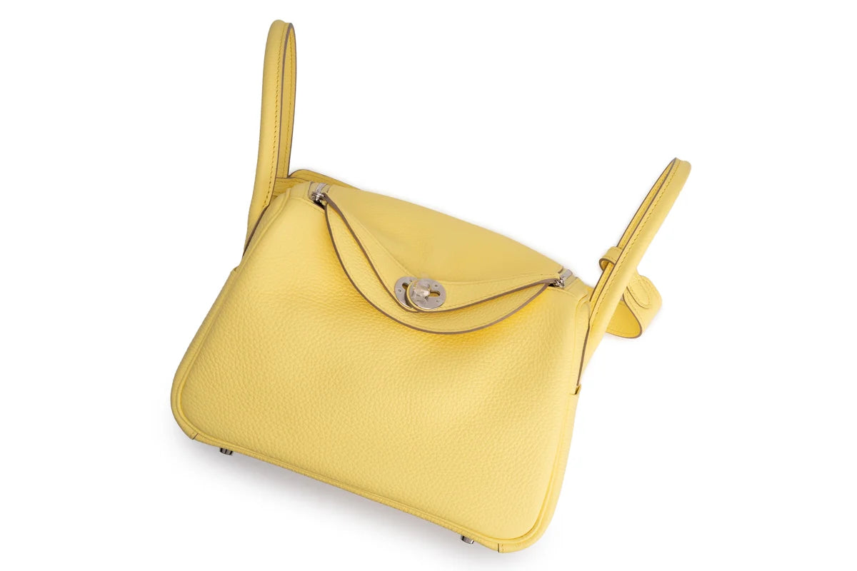 Hermès Lindy 26 Clemence Limoncello PHW