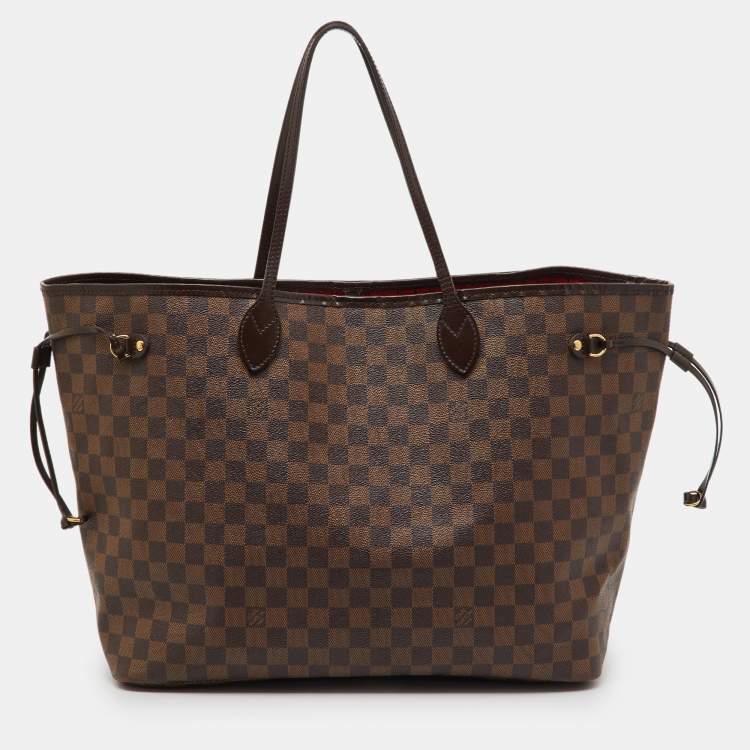 Louis Vuitton Damier Ebene Canvas Neverfull GM Bag