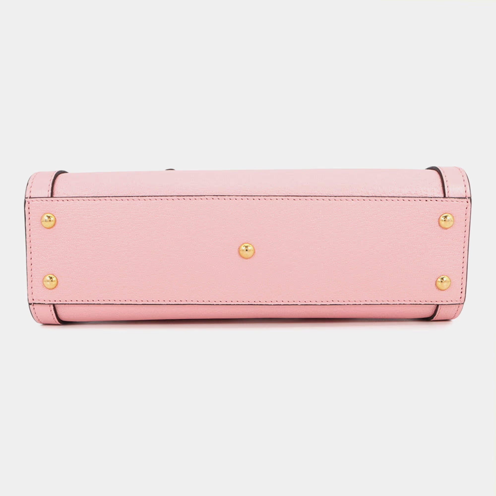 Gucci Diana 2Way Tote Bag Pink Leather Size Small