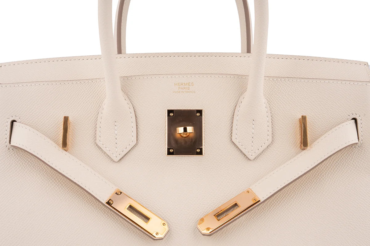 Hermès Birkin 30 Epsom Craie RGHW