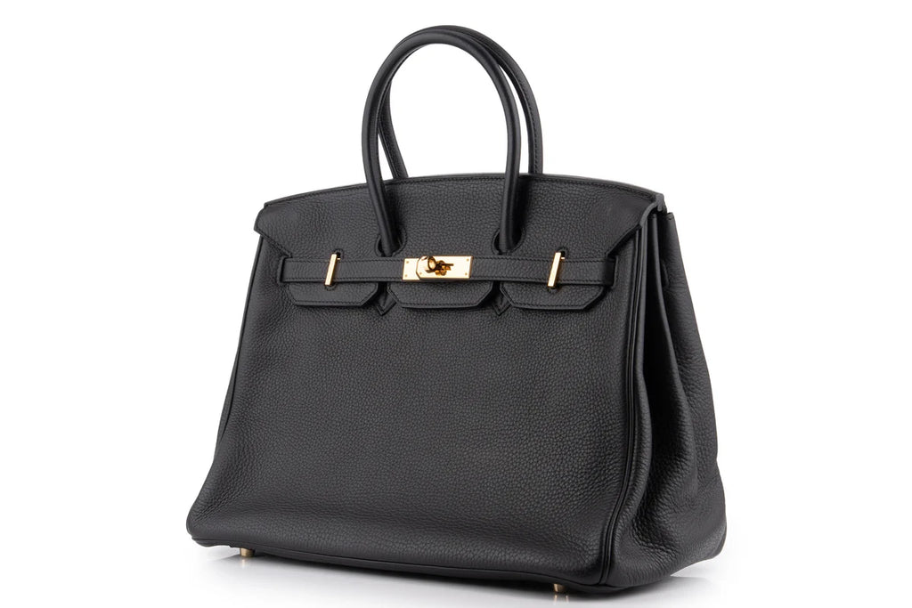 Hermès Birkin 35 Clemence Noir GHW