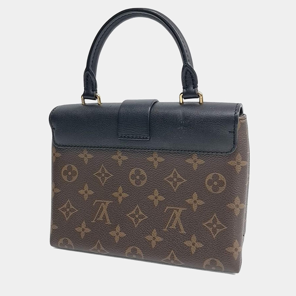 Louis Vuitton Black/Brown Coated Canvas and Leather Rocky BB