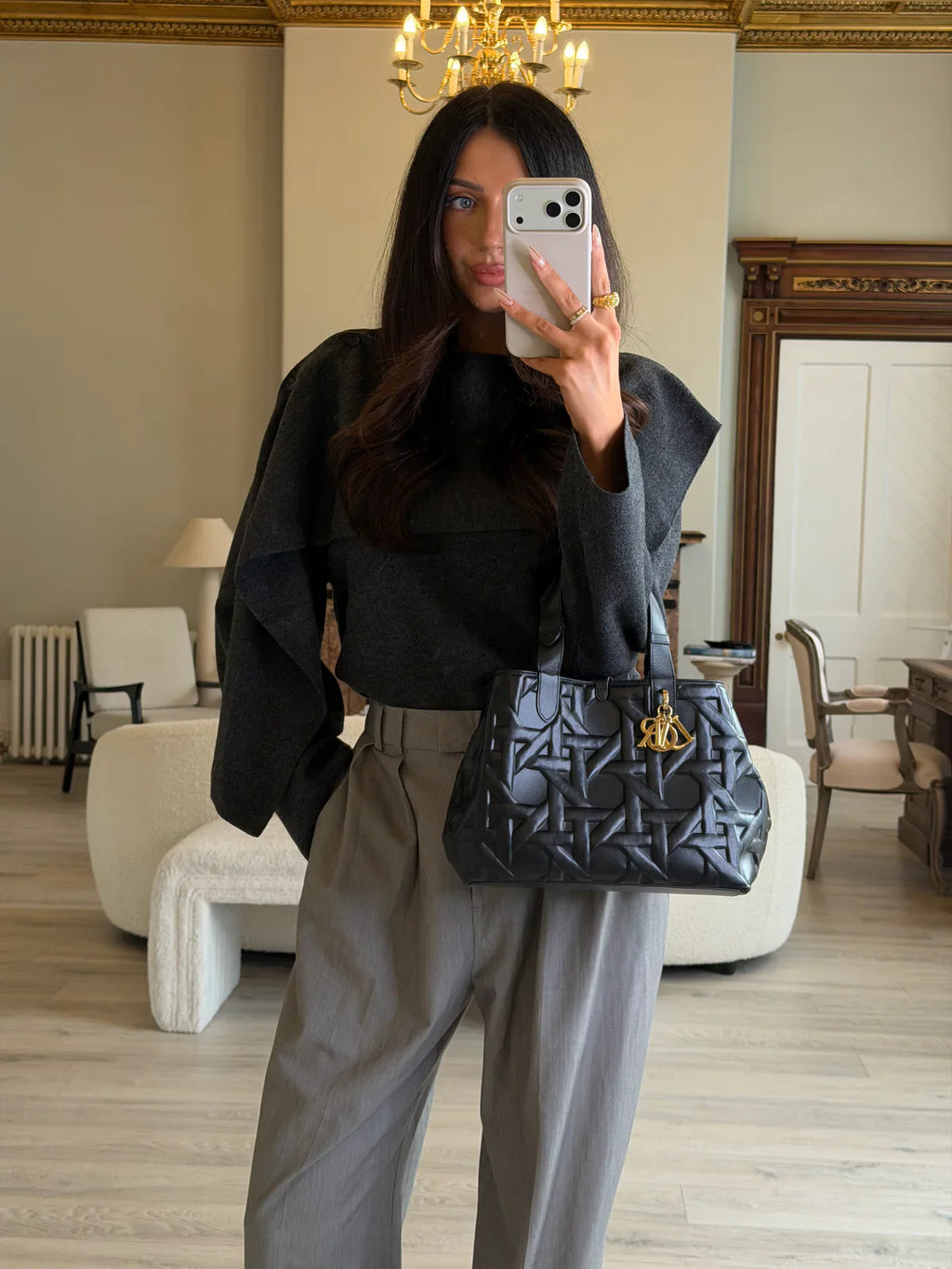 CHRISTIAN DIOR MEDIUM DIOR TOUJOURS BAG