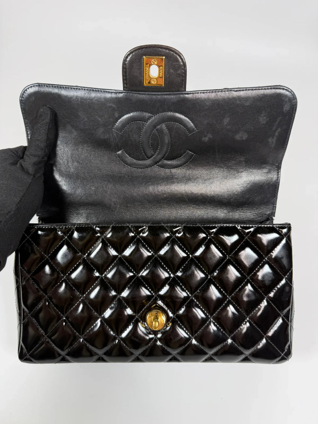 CHANEL VINTAGE KELLY TOP HANDLE BAG