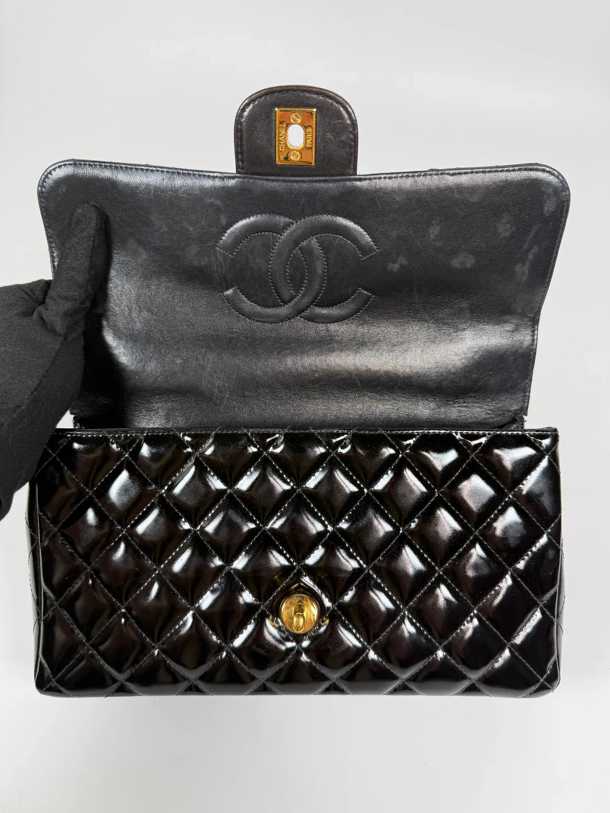 CHANEL VINTAGE KELLY TOP HANDLE BAG