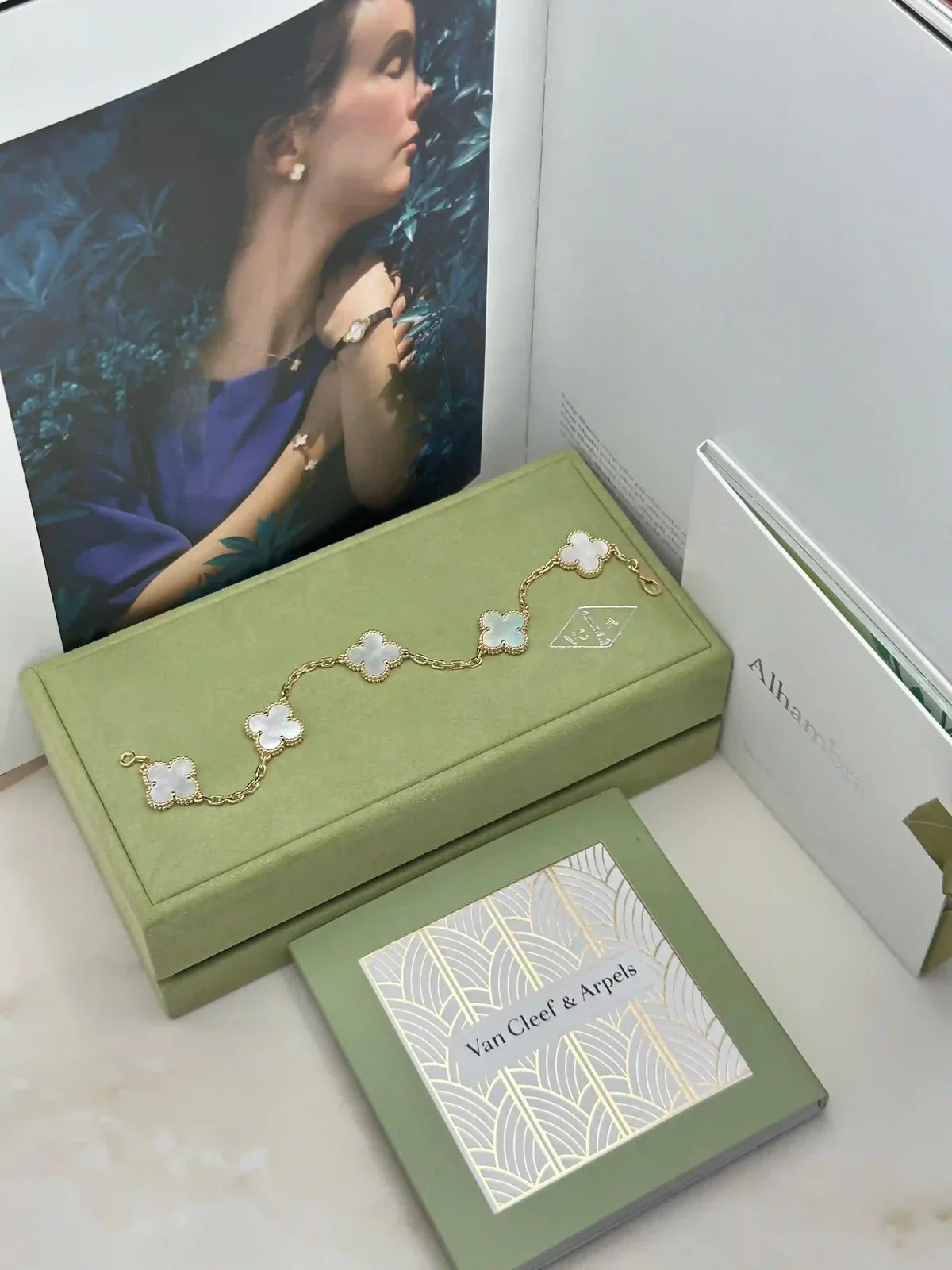 Van Cleef And Arpels Alhambra Bracelet Mother Of Pearl