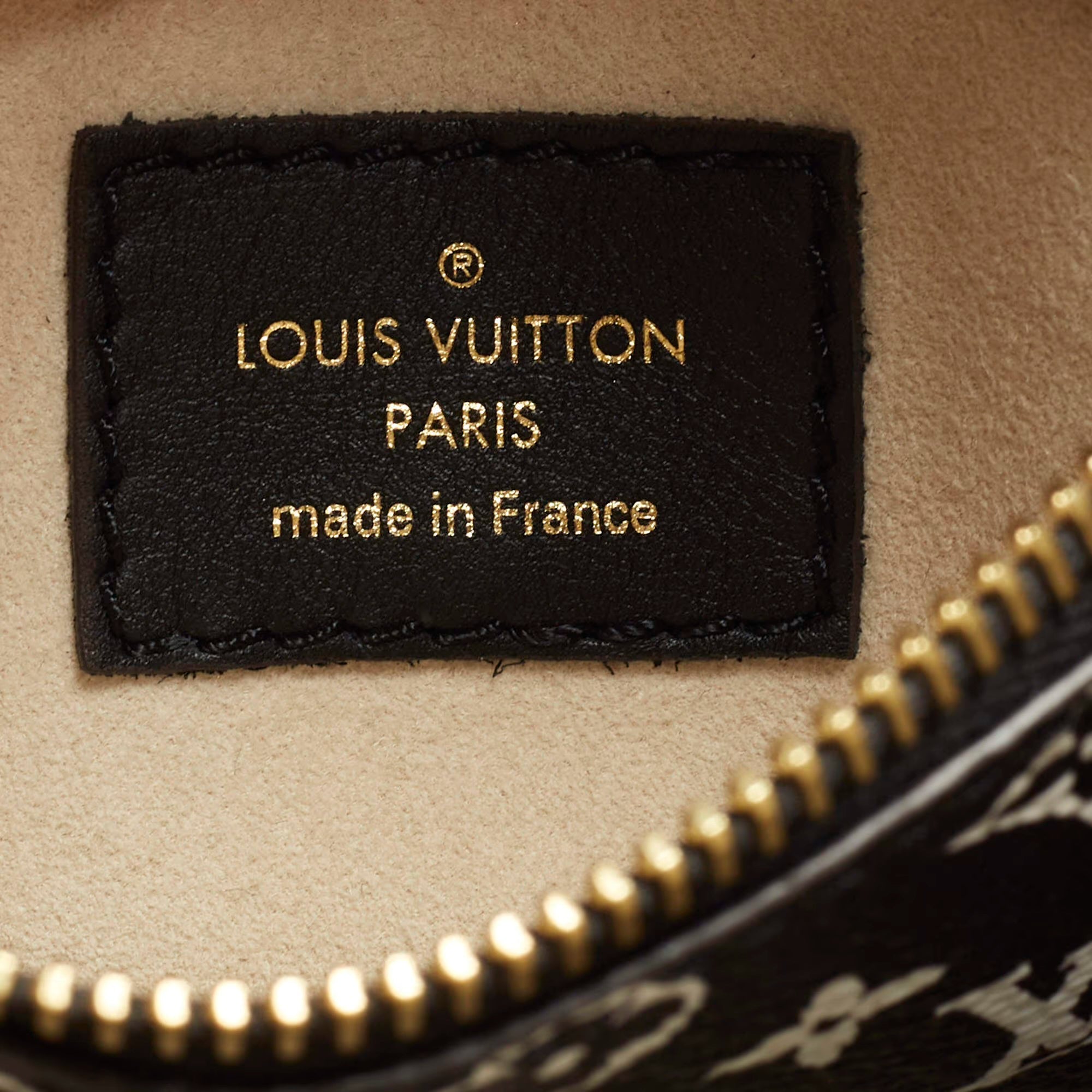Louis Vuitton NeoNoe Ivory Jungle Monogram Giant Canvas Bucket Bag