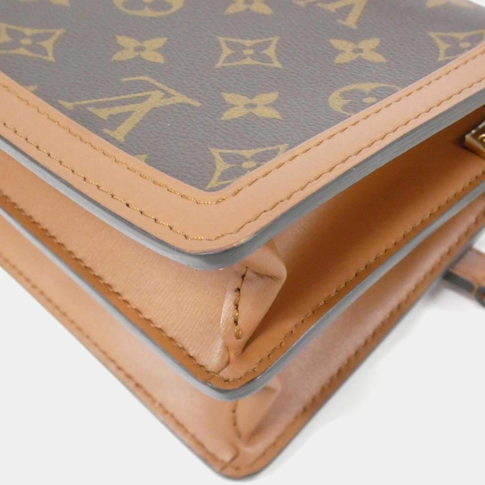 Louis Vuitton Dauphine XL Brown Shoulder Bag