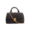 Louis Vuitton Black Monogram Empreinte Leather Nano Madeleine