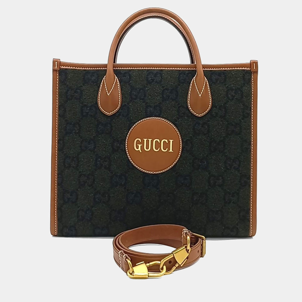 Gucci Multicolor Leather Tote and Shoulder Bag