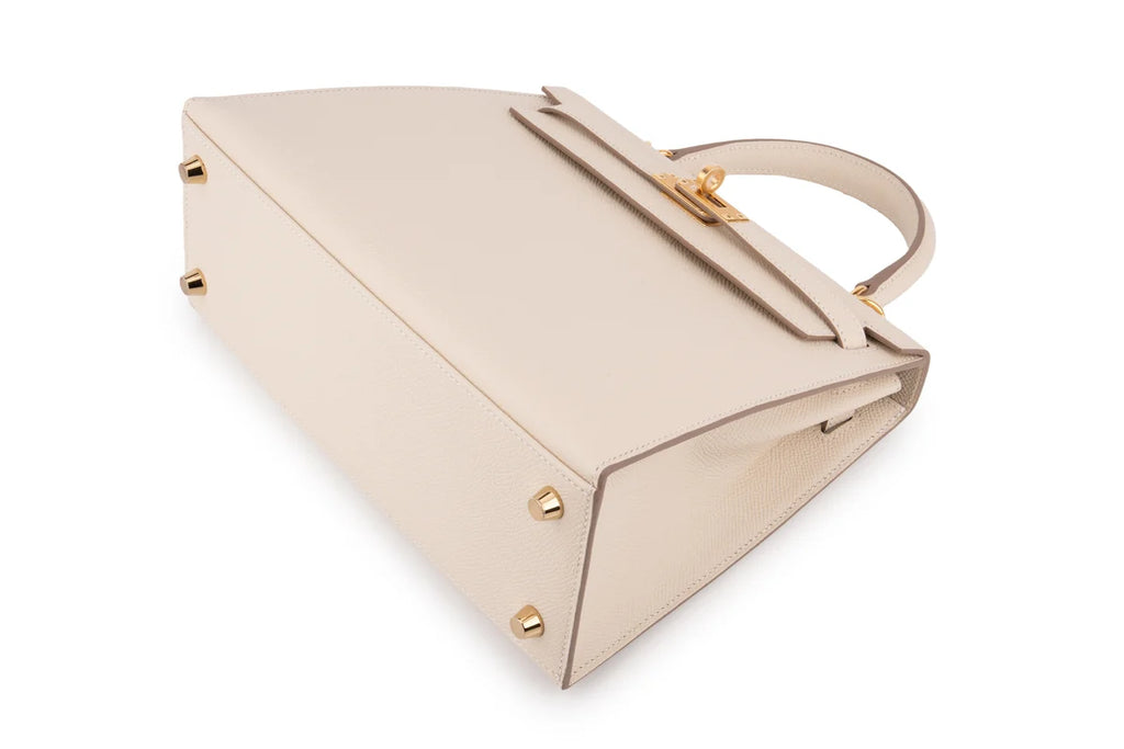Hermès Kelly 25 Epsom Craie GHW