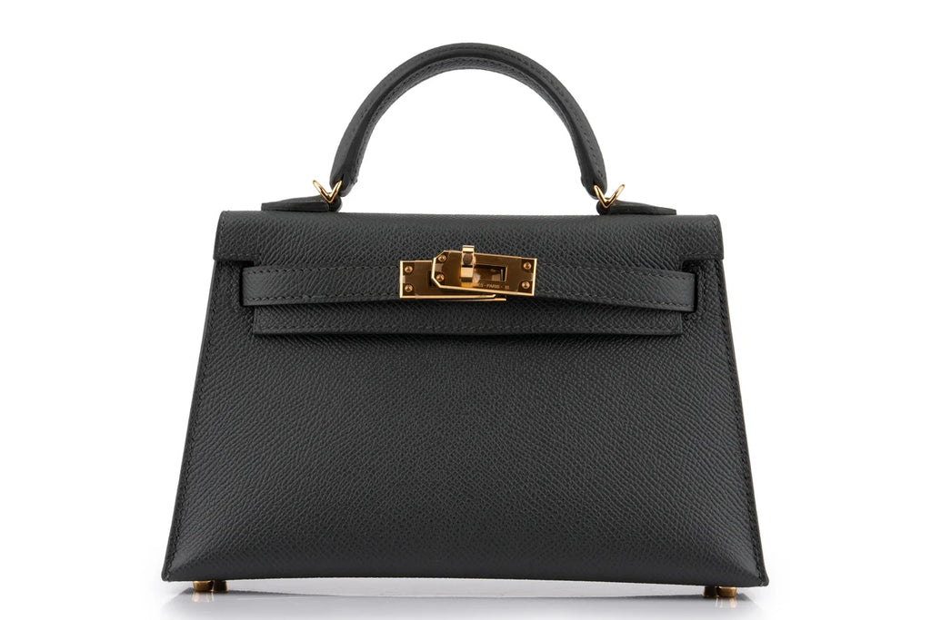 Hermès Mini Kelly Epsom Vert Mangrove GHW