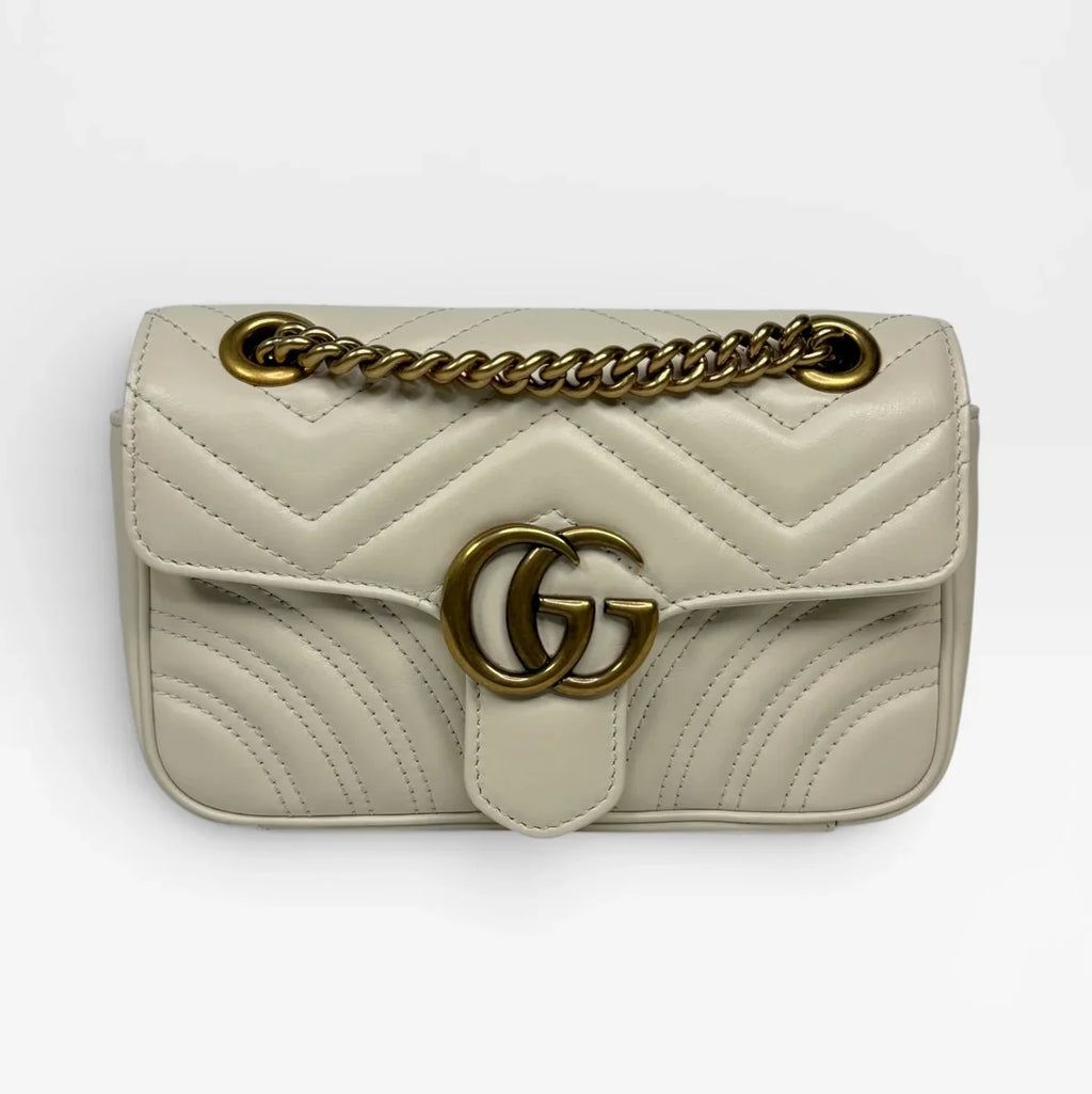 GUCCI GG SMALL MARMONT MATELASSE SHOULDER BAG
