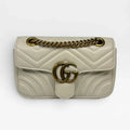 GUCCI GG SMALL MARMONT MATELASSE SHOULDER BAG
