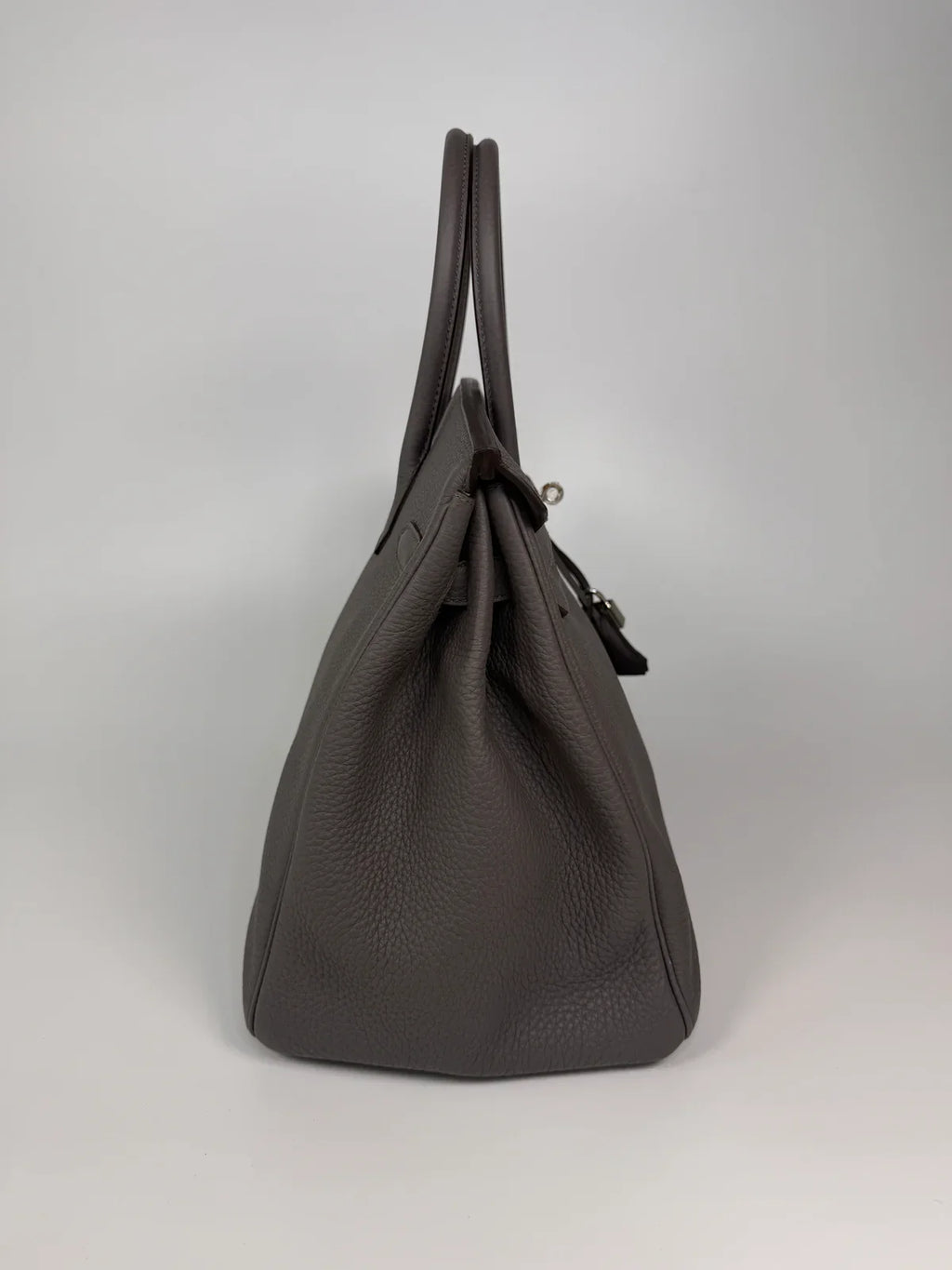 HERMÈS BIRKIN 35 IN GRIS ETAIN TOGO LEATHER WITH PALLADIUM HARDWARE