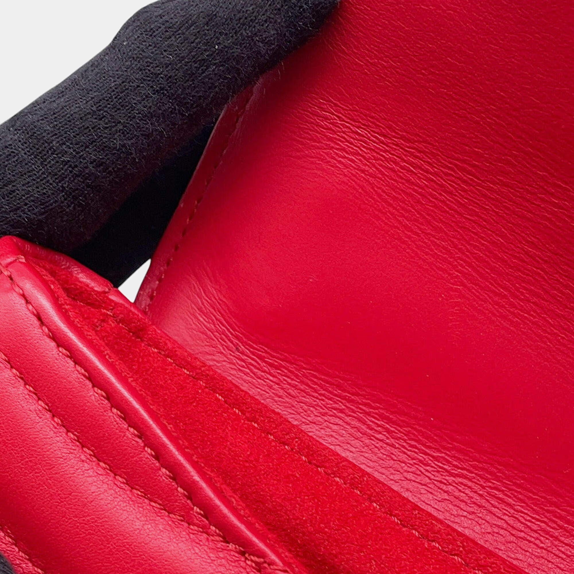 Louis Vuitton New Wave Chain Bag Red Leather Size Pm