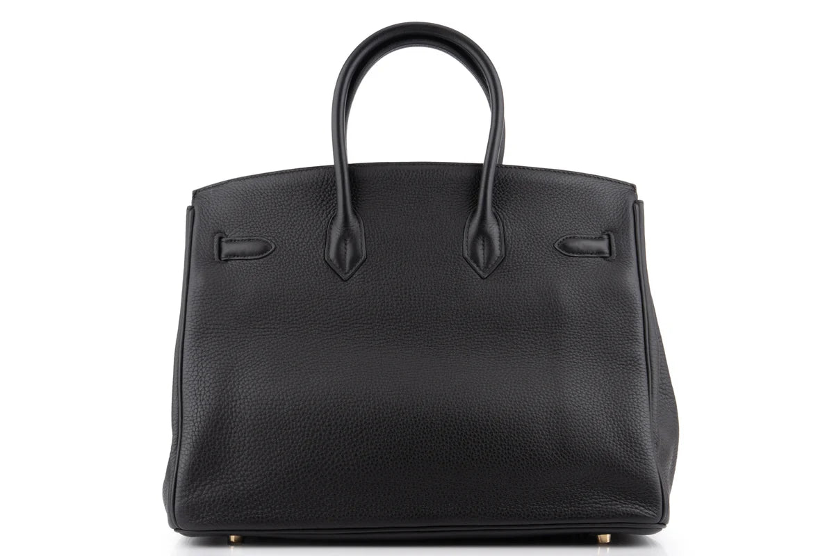 Hermès Birkin 35 Clemence Noir GHW