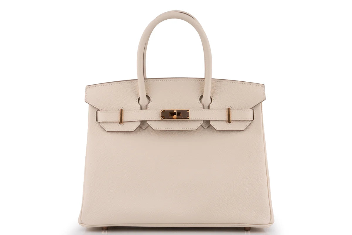 Hermès Birkin 30 Epsom Craie RGHW