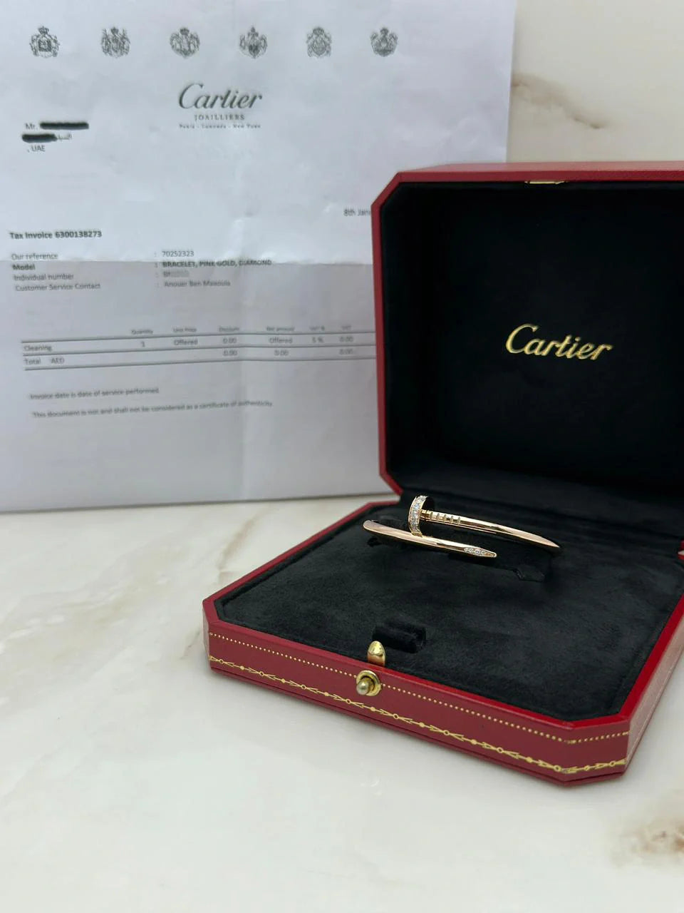 Cartier Juste Un Clou Bracelet Size 15