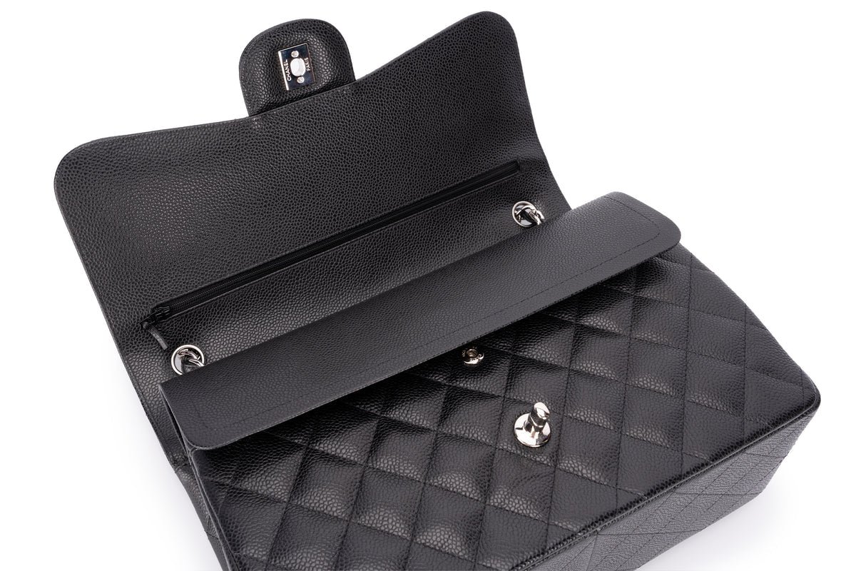 Chanel Jumbo Classic Flap Caviar Black SHW