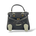 Hermes Kelly Doll Vert Fonce/Vert Peppermint Swift PBHW