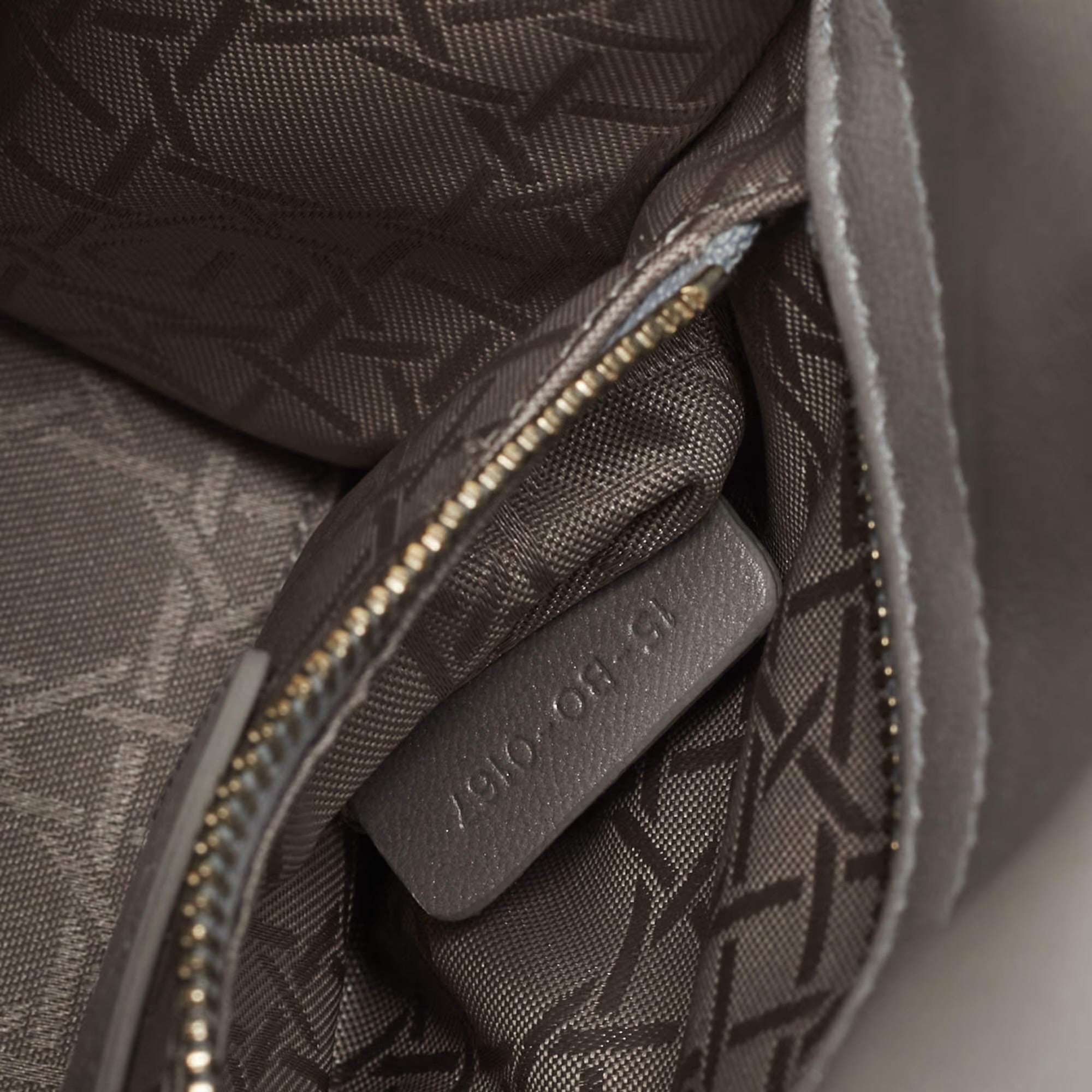 Dior Lady Dior Mini Silver Cannage Leather Tote