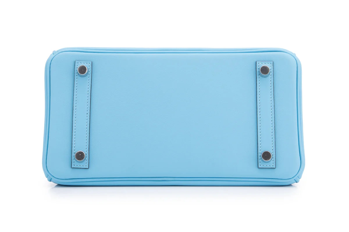 Hermès Birkin 25 Swift Blue Celeste PHW