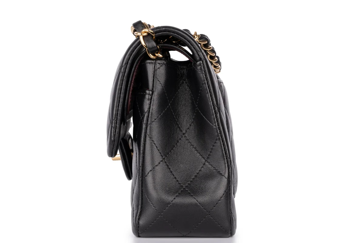 Chanel Mini Flapbag Lambskin Black GHW
