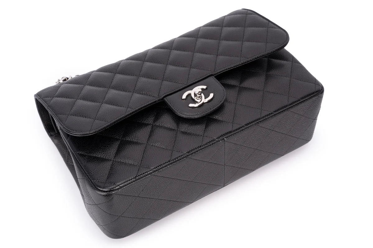 Chanel Jumbo Classic Flap Caviar Black SHW