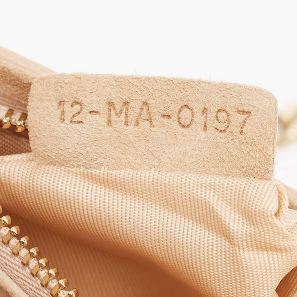 Dior Diorama Beige Cannage Leather Wallet on Chain