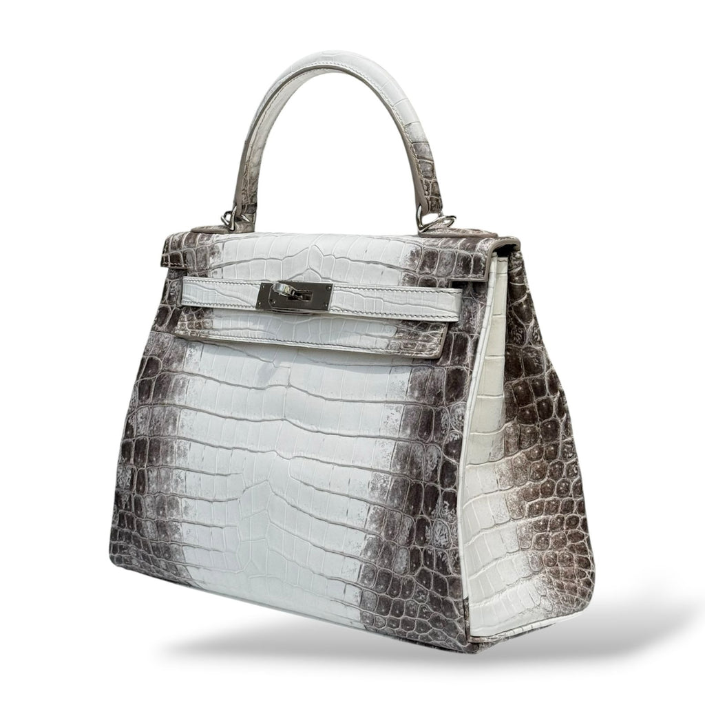 Hermes Kelly 28 Himalaya Crocodile Niloticus PHW