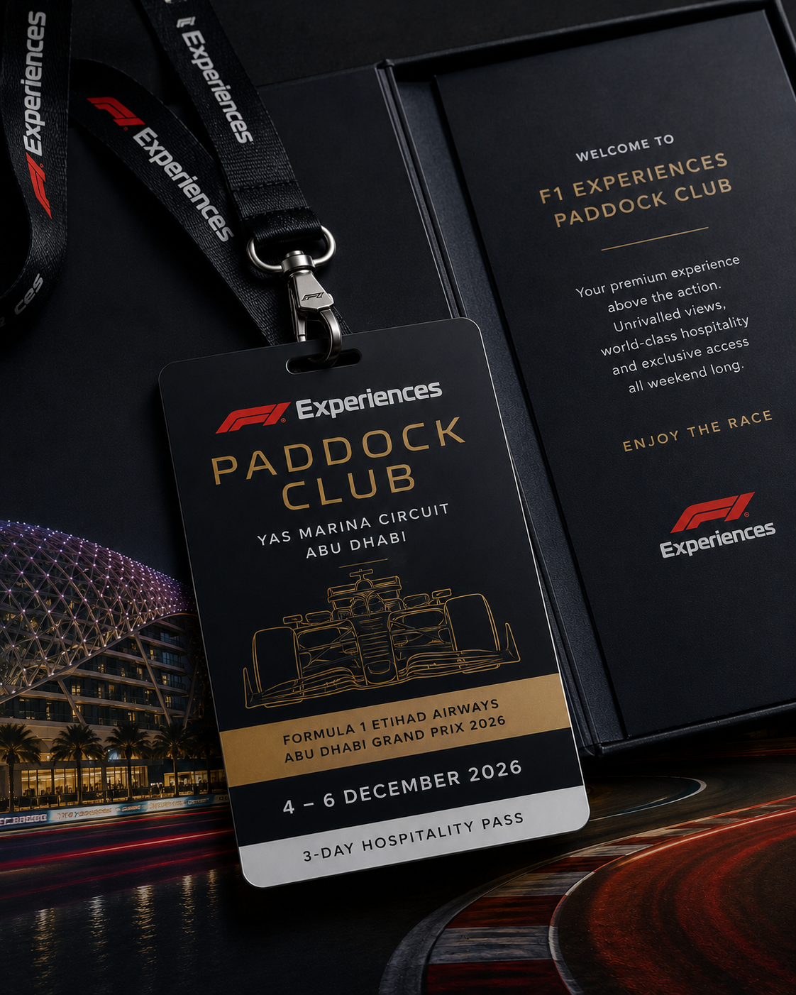F1 Experiences Paddock Club - Abu Dhabi Grand Prix 2026 | 3- Day VIP Hospitality Pass