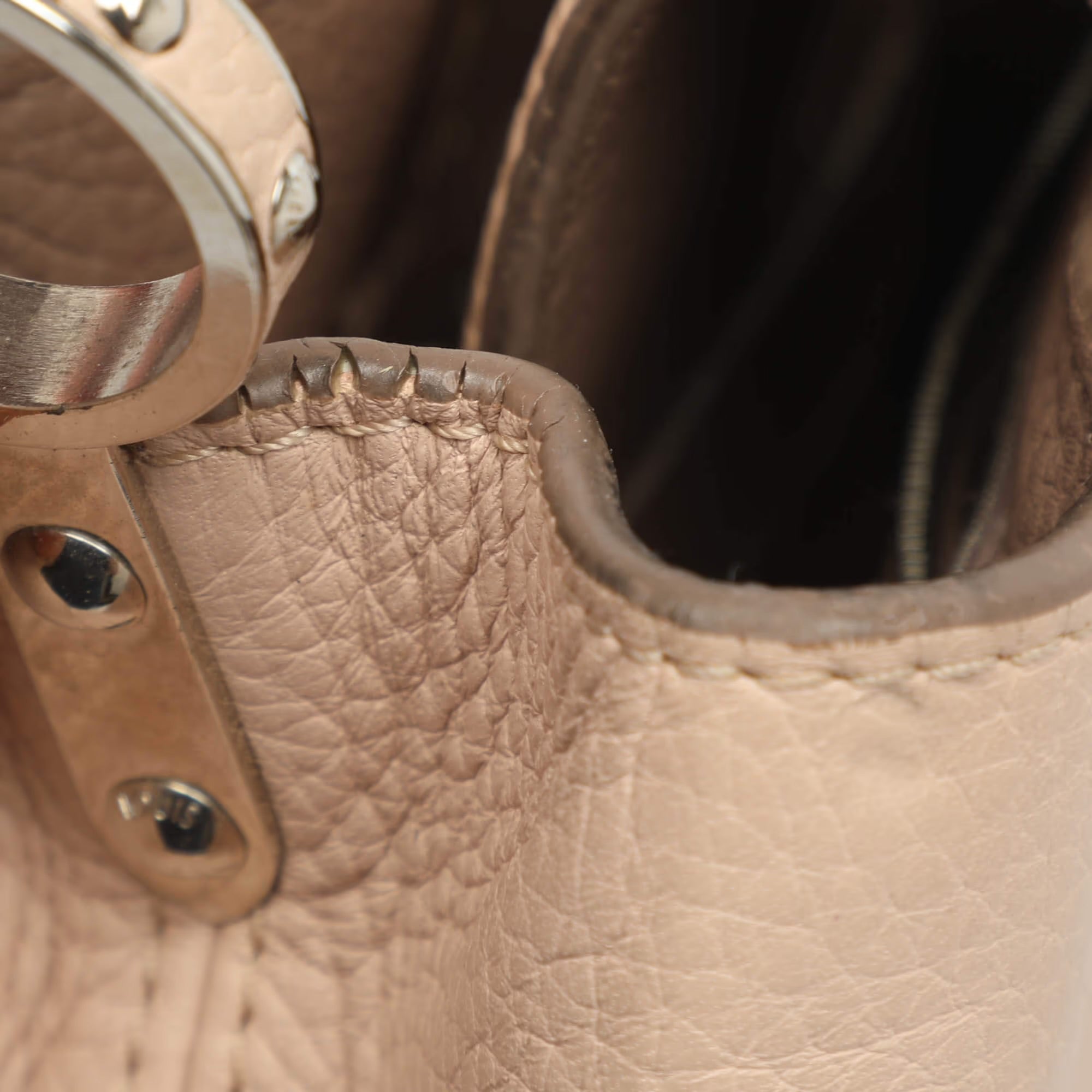 Louis Vuitton Capucines BB Pink Taurillon Leather Bag