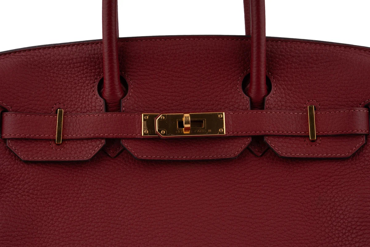 Hermès Birkin 30 Togo Rouge Grenat GHW