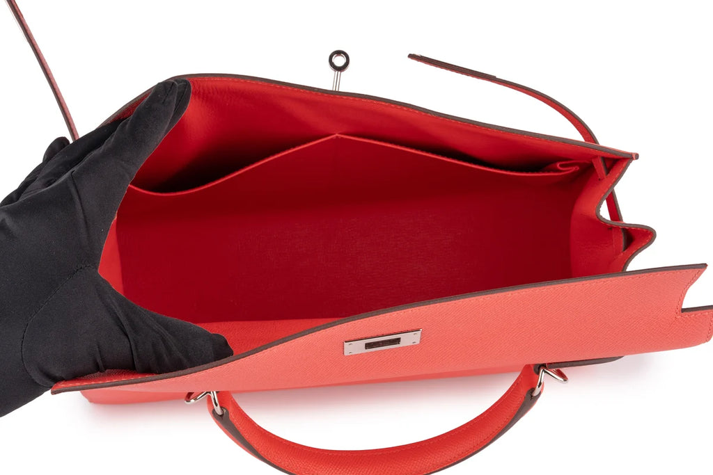 Hermès Kelly 35 Epsom Rose Jaipur PHW