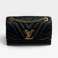 LOUIS VUITTON NEW WAVE CHAIN SHOULDER BAG WITH GOLD HARDWARE