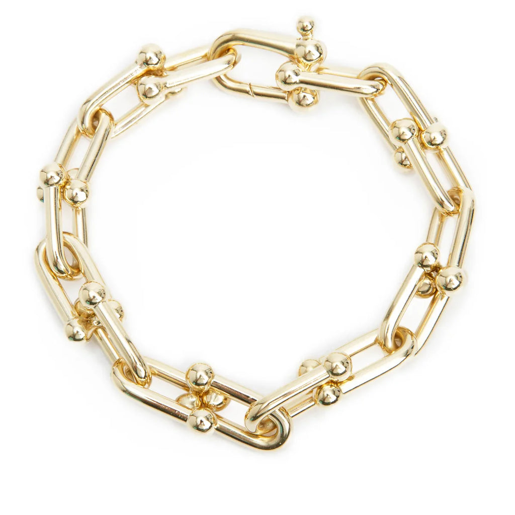 Tiffany & Co 18k Yellow Gold HardWear Large Link Bracelet