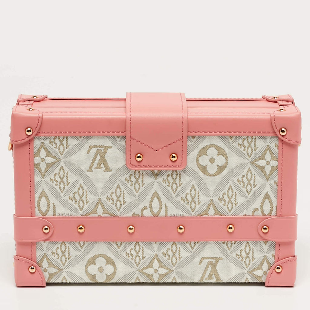 Louis Vuitton Petite Mallee Pink Since 1854 Jacquard Clutch