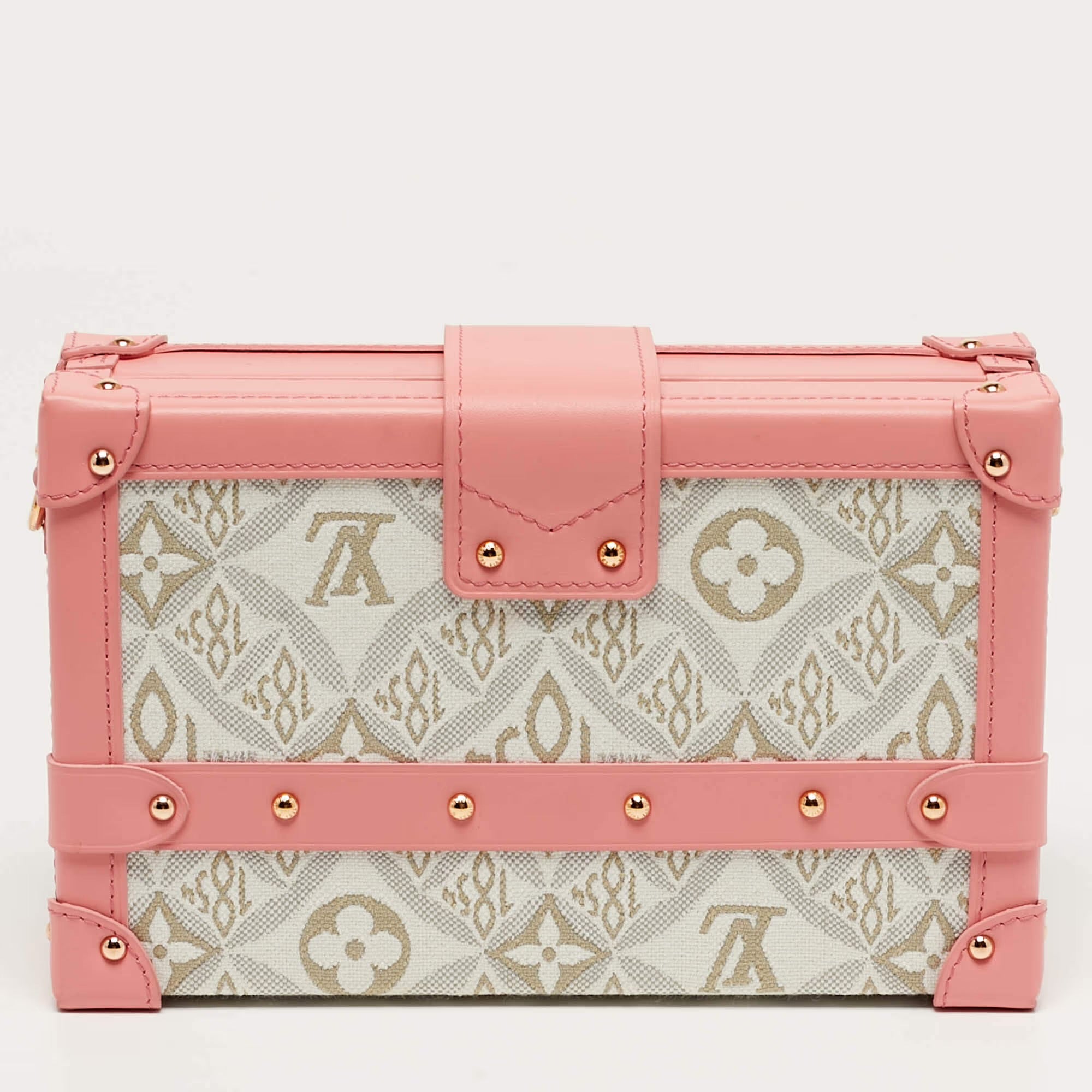 Louis Vuitton Petite Mallee Pink Since 1854 Jacquard Clutch