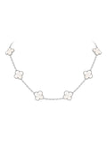 Van Cleef And Arpels Vintage Alhambra 10 Motifs Necklace White Mother Of Pearl