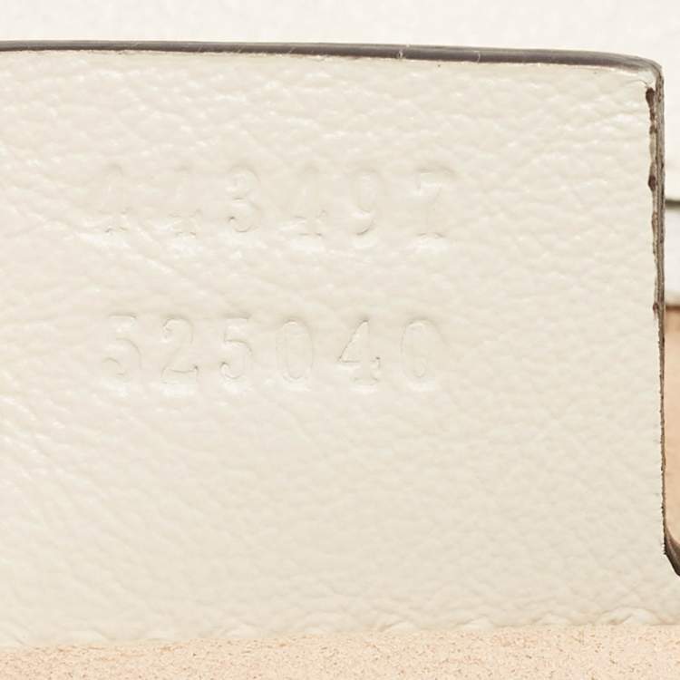 Gucci GG Marmont Torchon Small Navy Blue/White Diagonal Quilt Leather Shoulder Bag