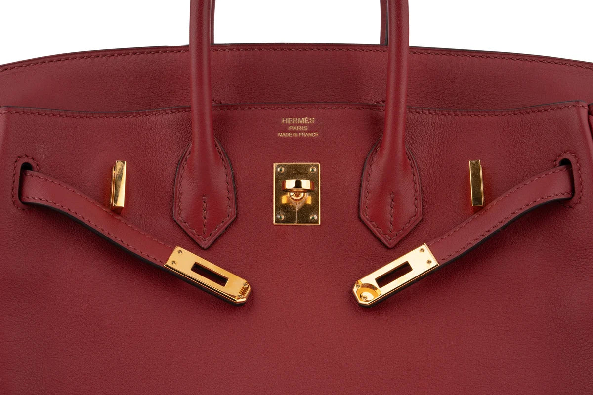 Hermès Birkin 25 Swift Rouge Grenant GHW