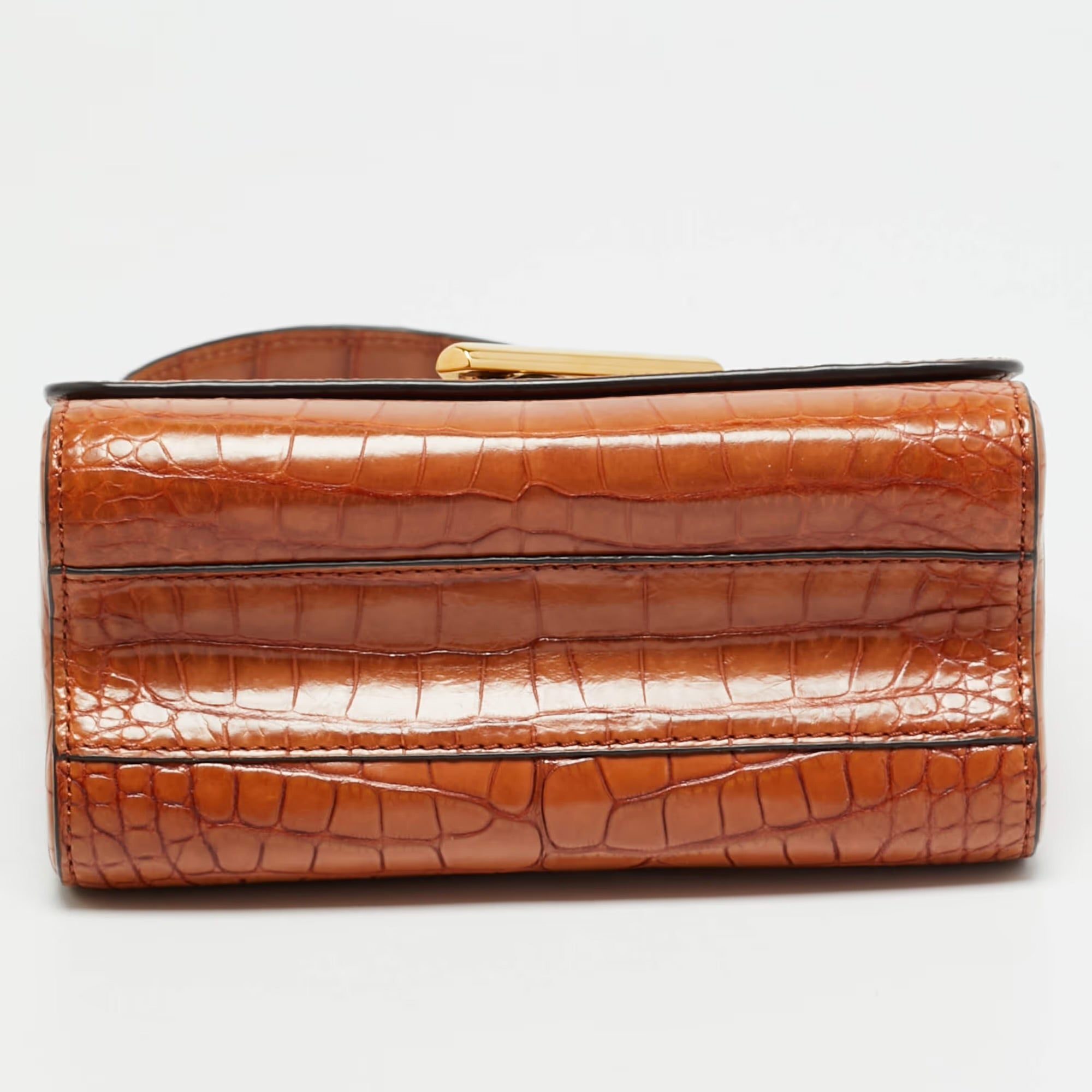 Louis Vuitton Twist PM Brown Crocodile Bag